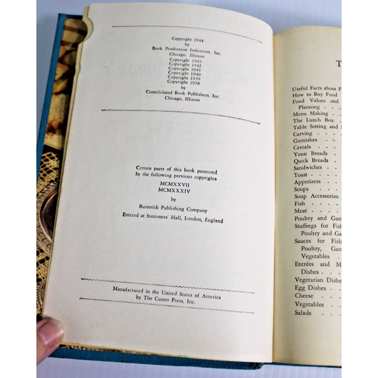Vintage 1946 The American Woman's Cook Book- Ruth Berolzheimer National Binding