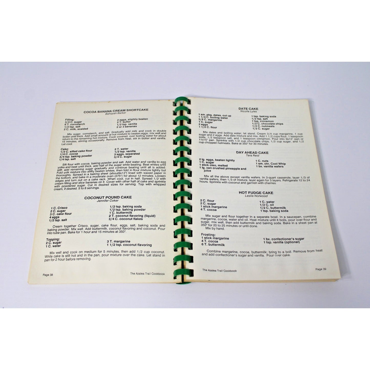 The Azalea Trail Cookbook- 1989 Mobile, AL Jaycees Azalea Trail Maids & Court