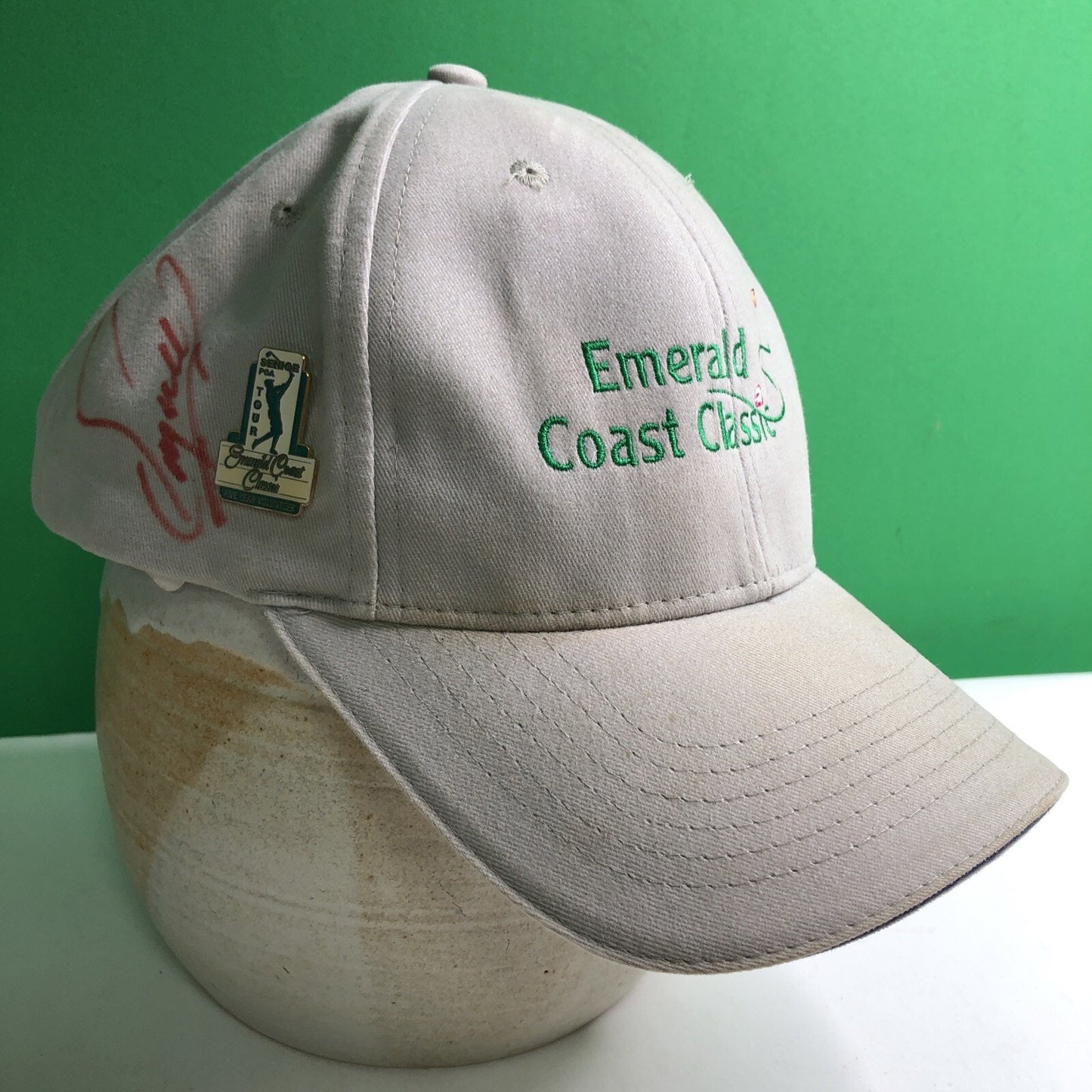 Autographed By Player Cap GOLF Senior PGA Tour EMERALD COAST CLASSIC