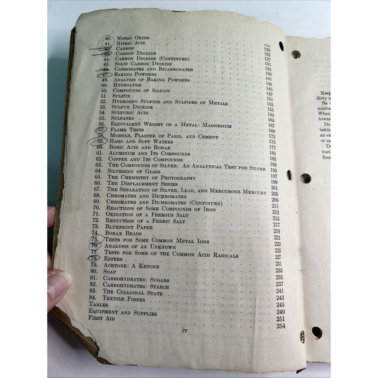 1947 Laboratory Manual of General Chemistry by Young & Porter Revised Edition