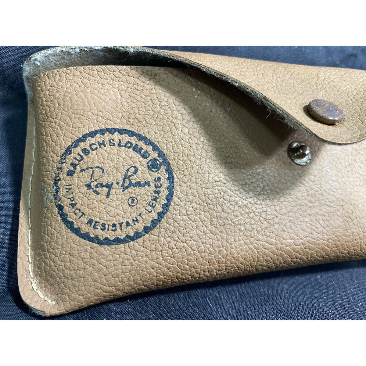 Vintage Ray Ban Clear Lens Glasses with Leather Case