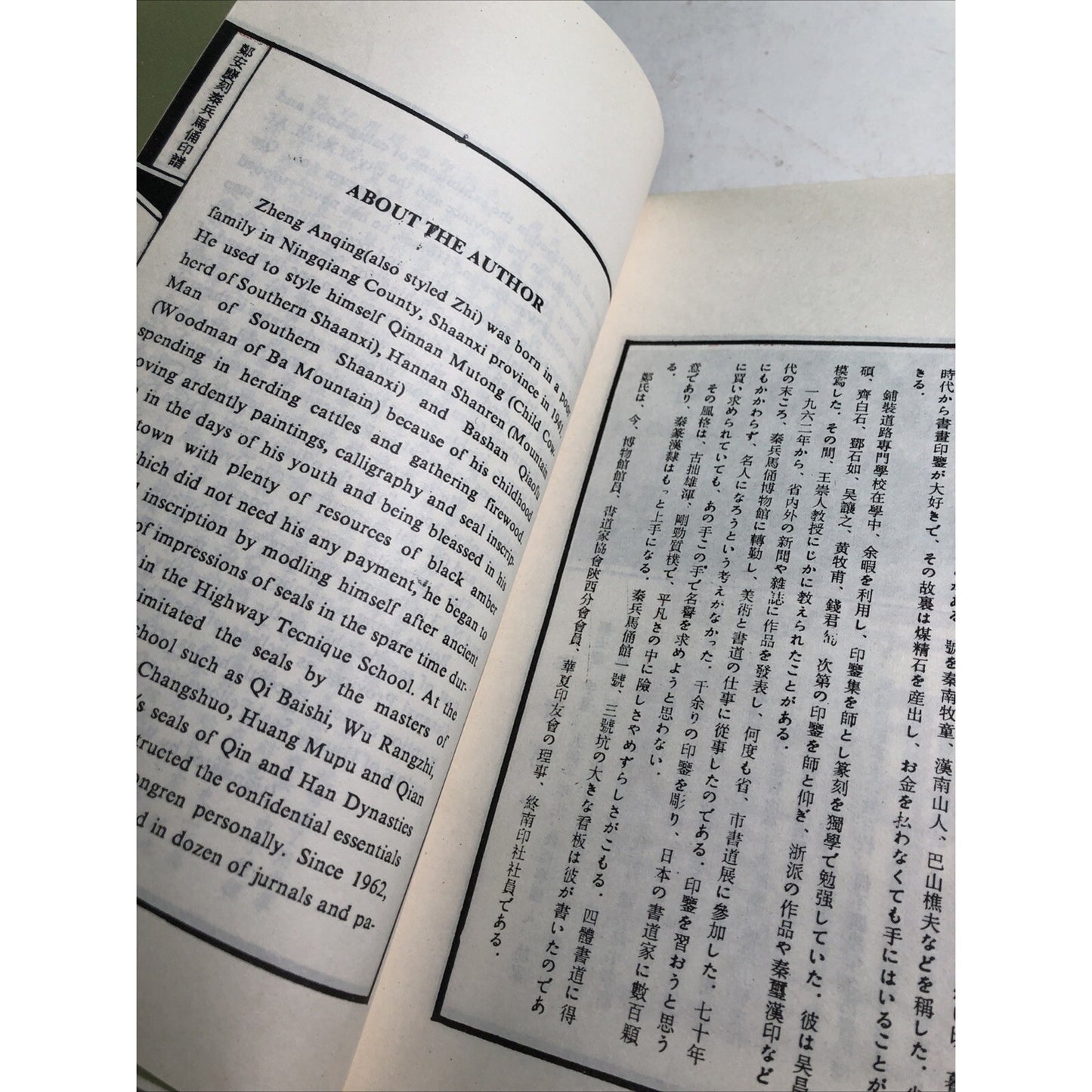 Zheng Anqing (Author) Seal Cutting Seals Of Qin Terra-Cotta Warriors & Horses