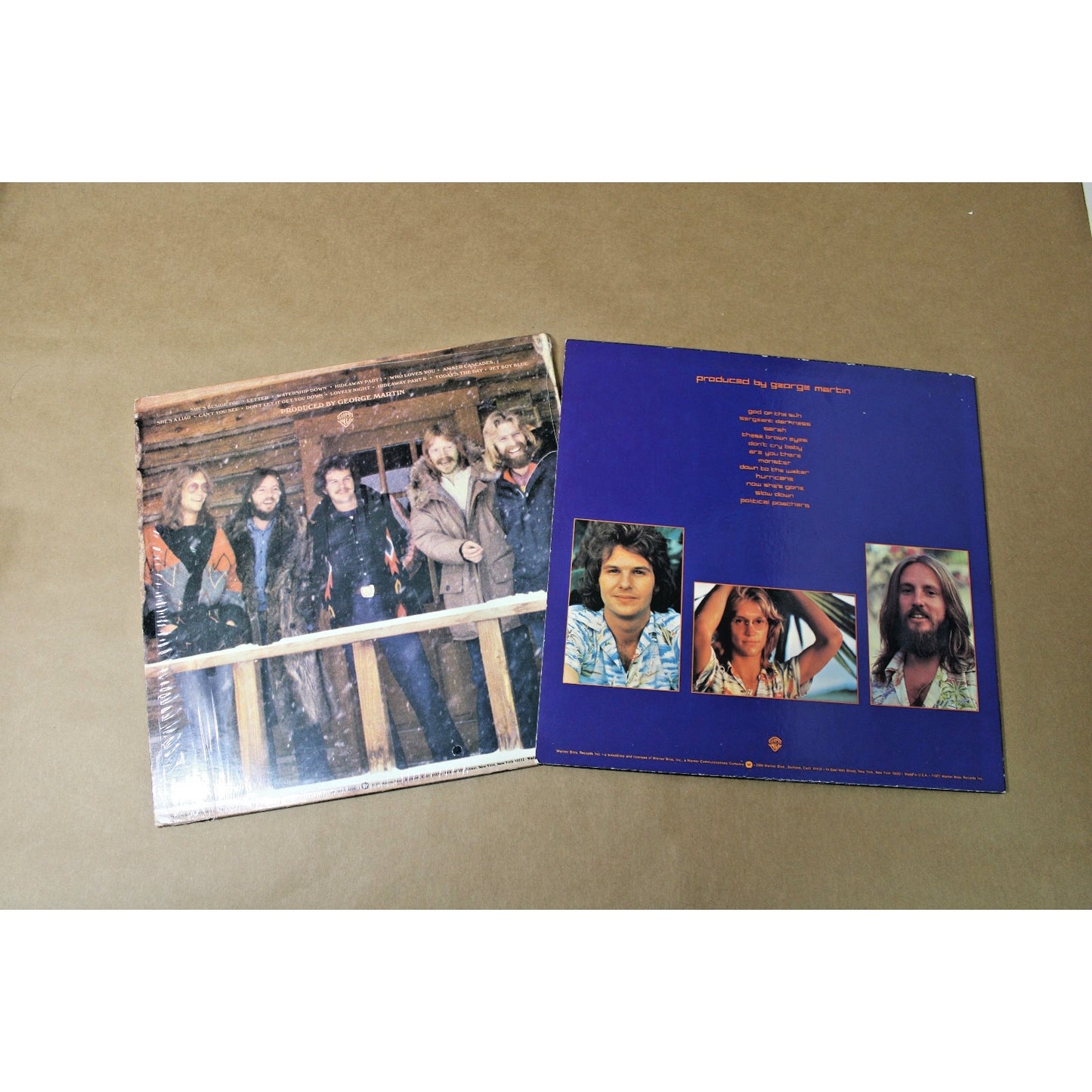 2 Record Lot, America, 1976 & 1977 Albums Produced by George Martin