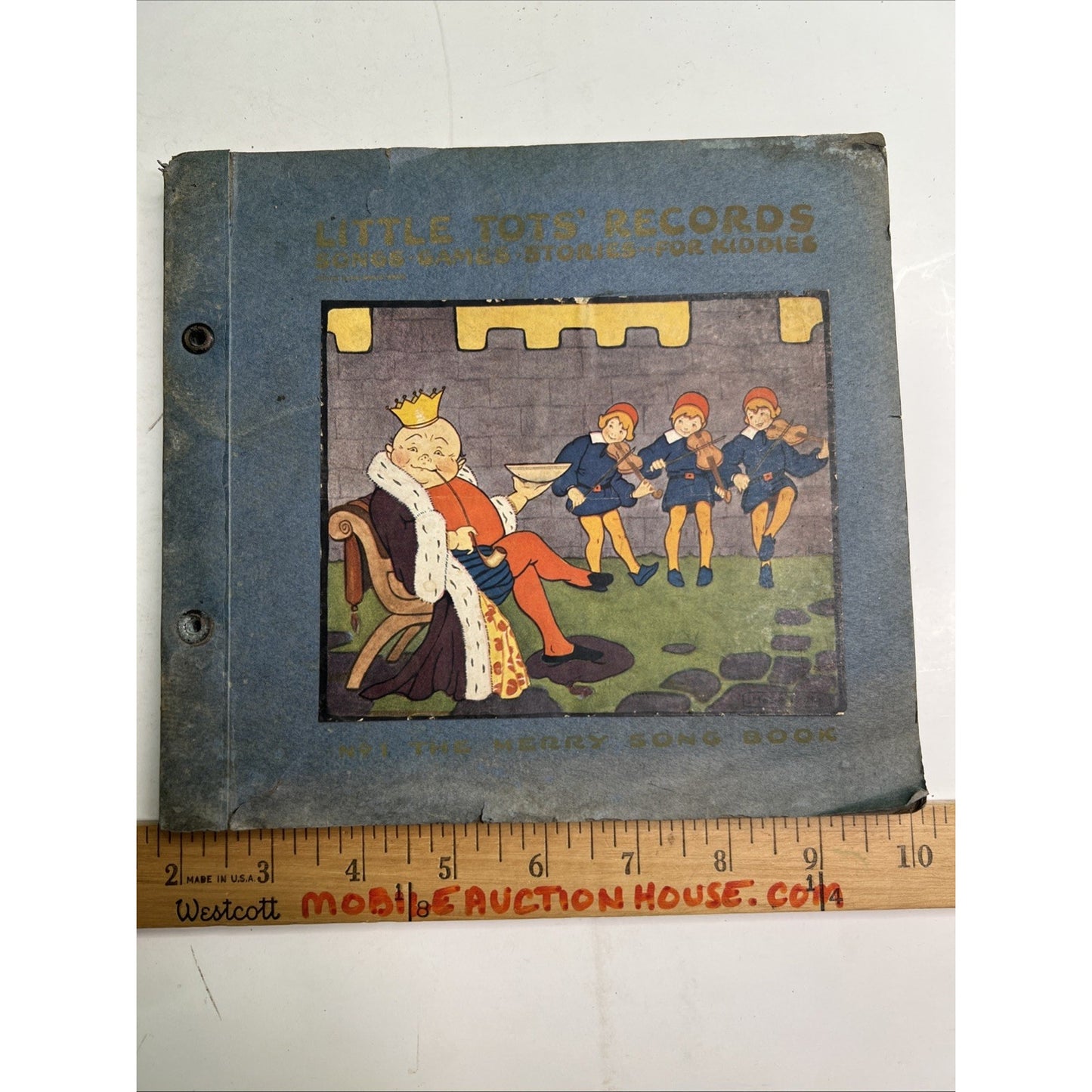 No. 1 Merry Song Book LITTLE TOTS RECORDS SONGS GAMES STORIES REGAL RECORDS NY