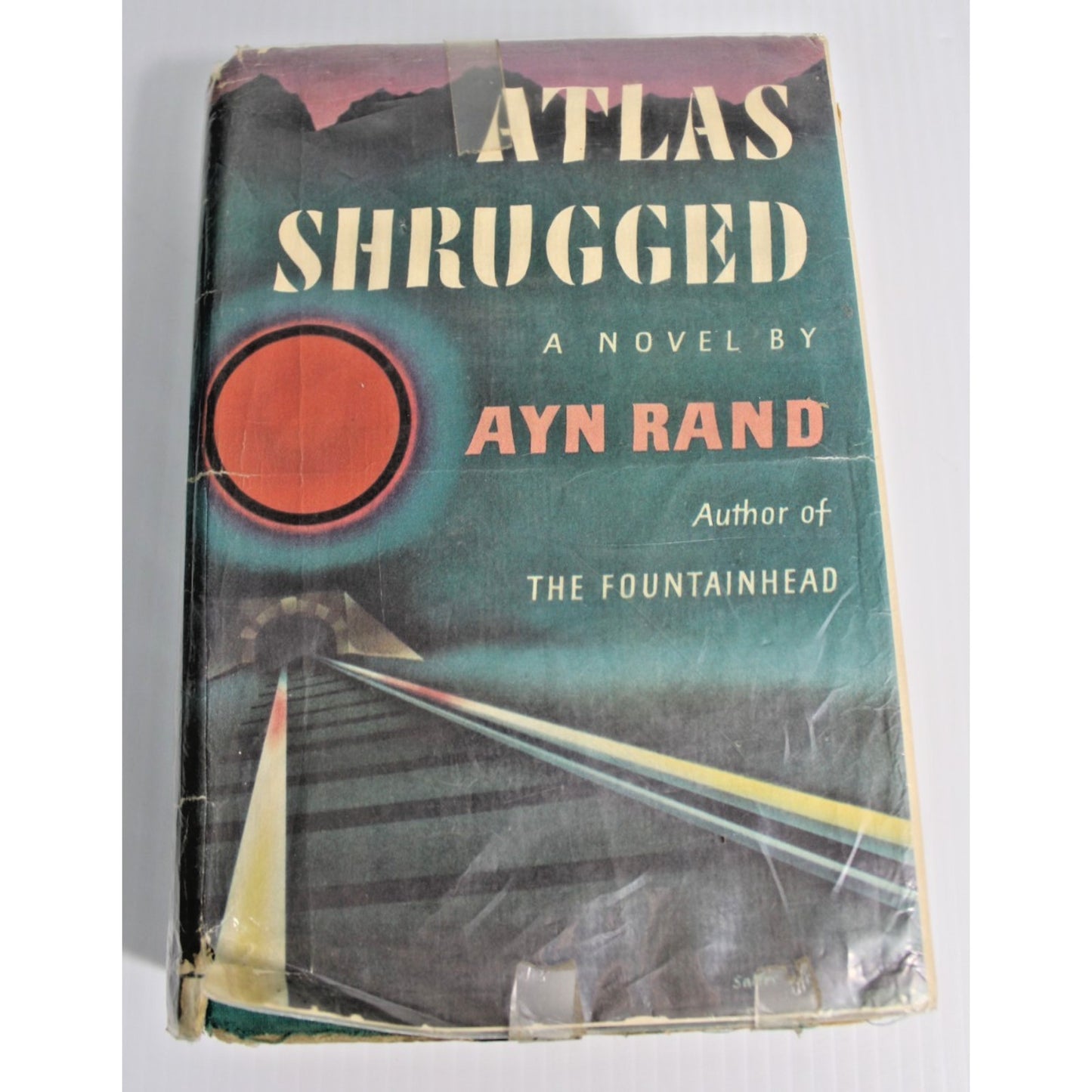 1957 Ayn Rand- Atlas Shrugged 1st Ed/6th Printing Dust Jacket Ex Library US Army