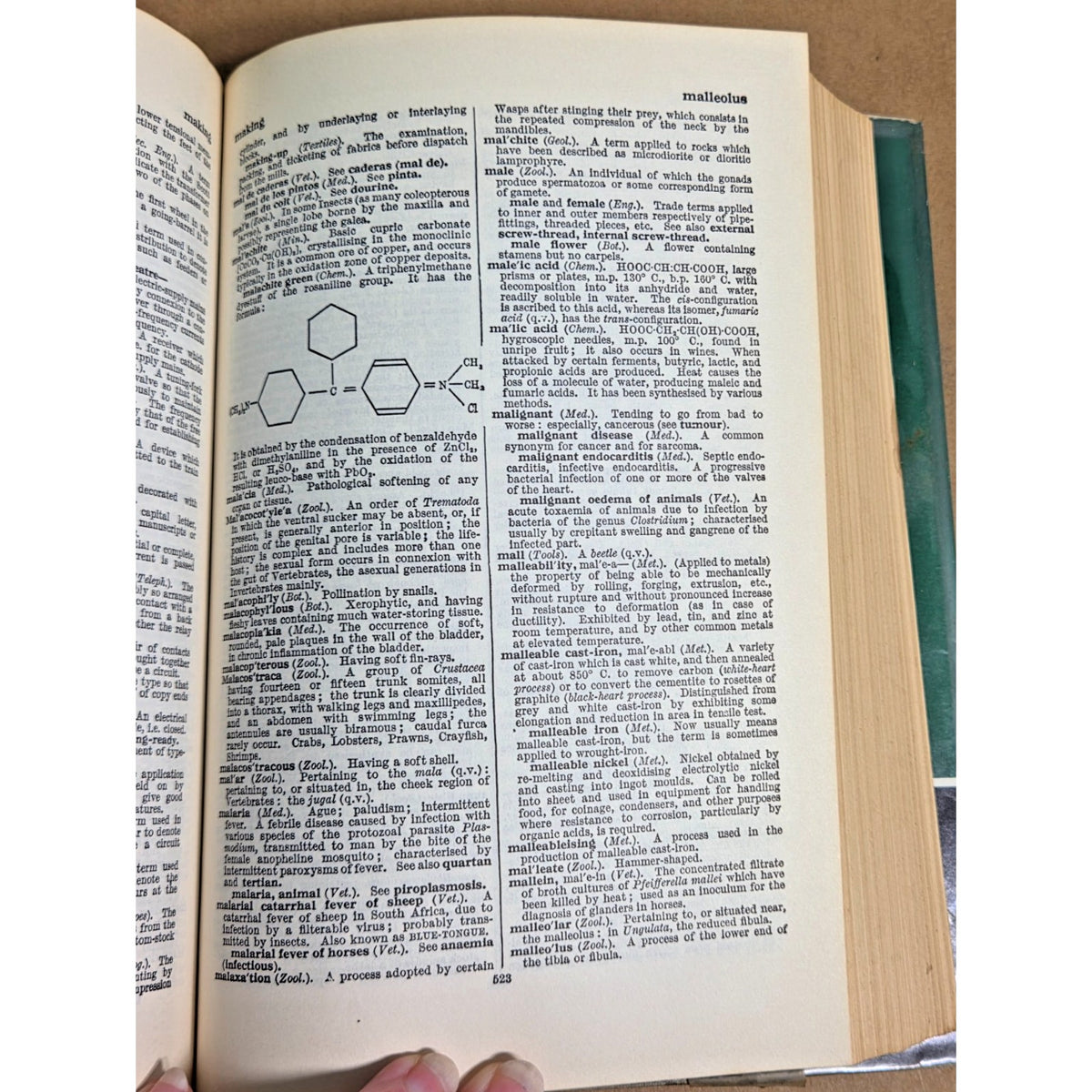 Vintage 1962 Chambers's Technical Dictionary - Eglin Air Force Base Library Copy