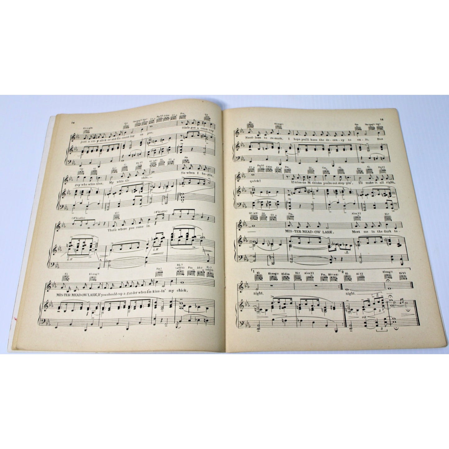 1944 Edwin Morris Piano Sheet Music Songbook: Johnny Mercer's Music Shop