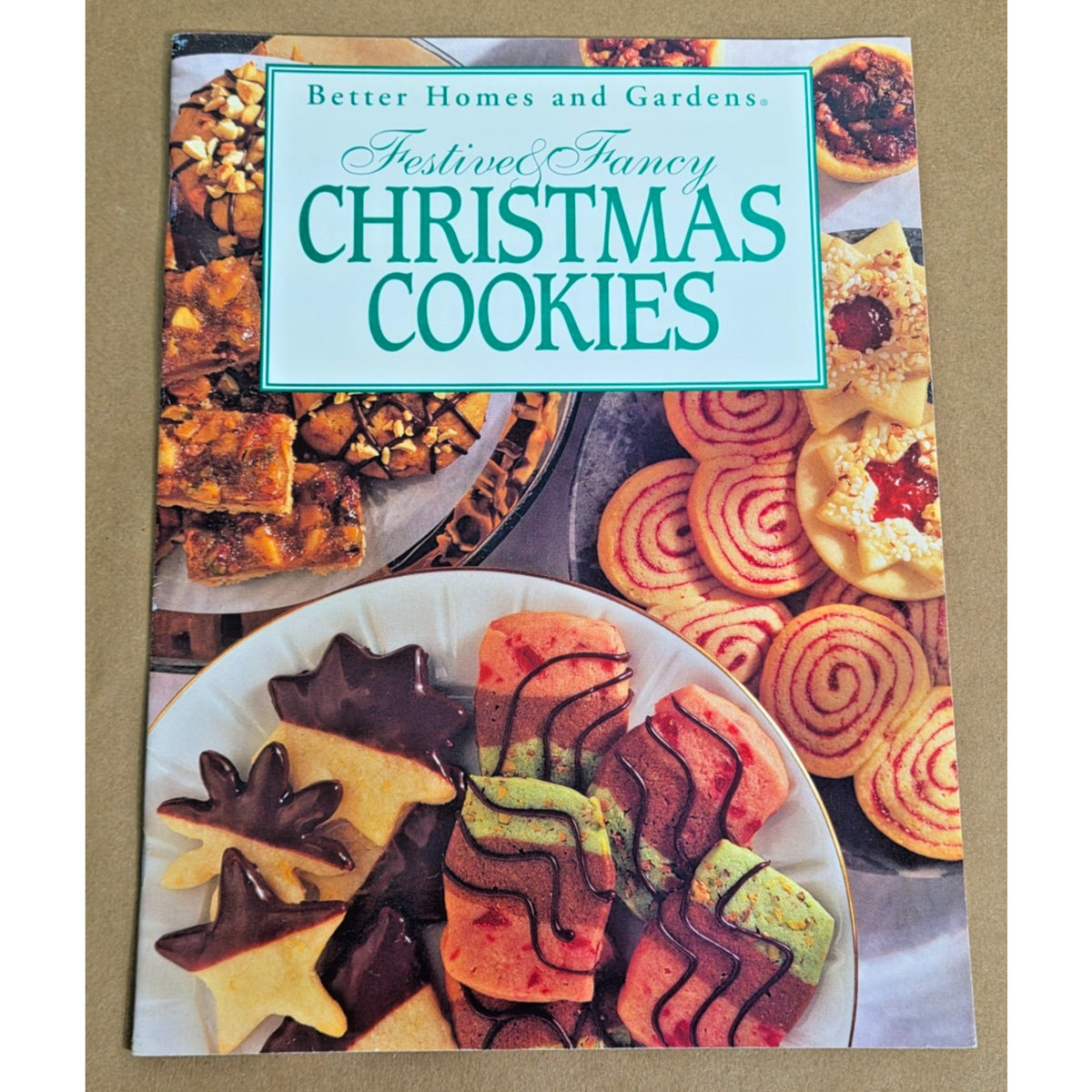 Vintage 1994 Better Homes and Gardens Festive & Fancy Christmas Cookies Cookbook