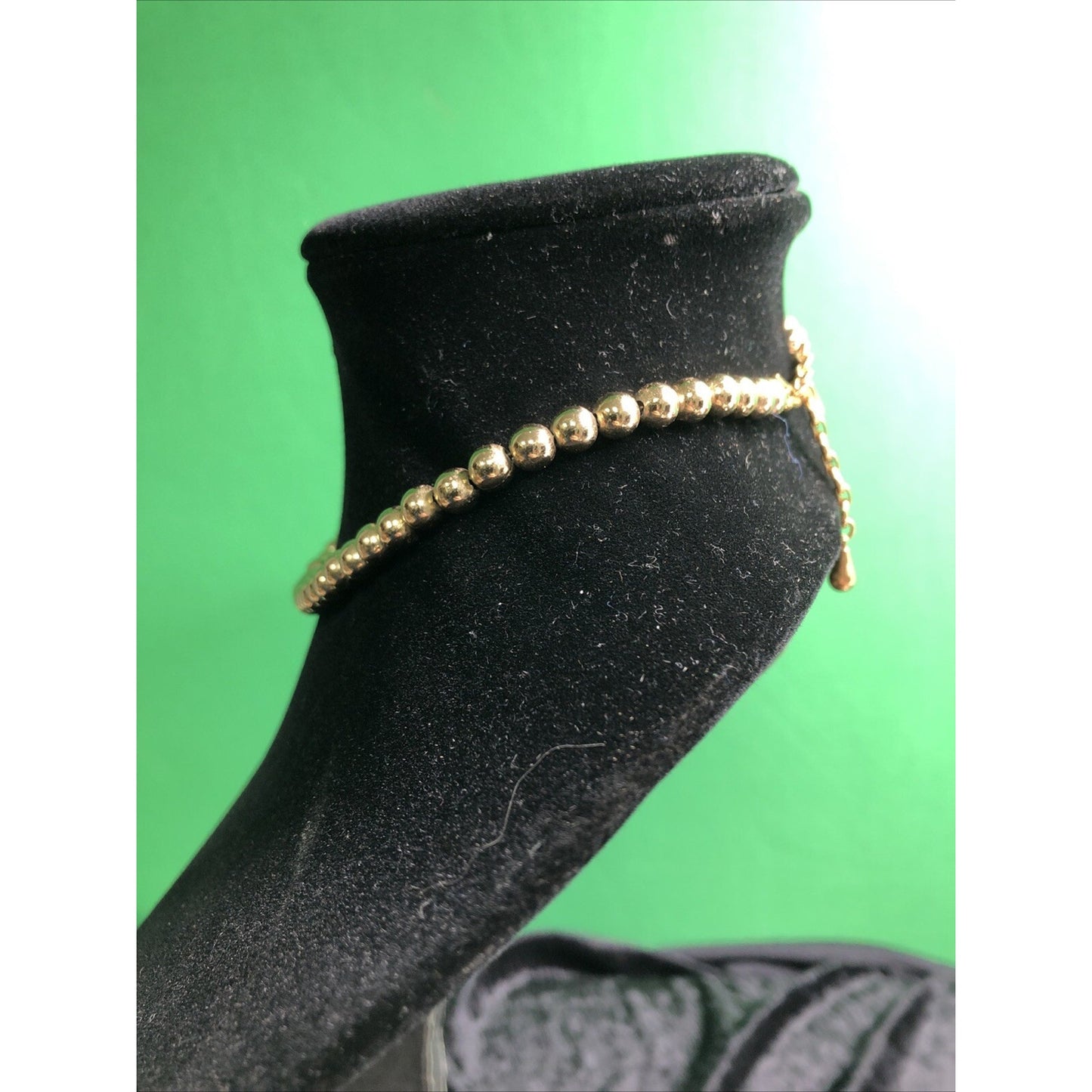 Vintage MONET Goldtone Bead 16” Choker Necklace Signed Tag