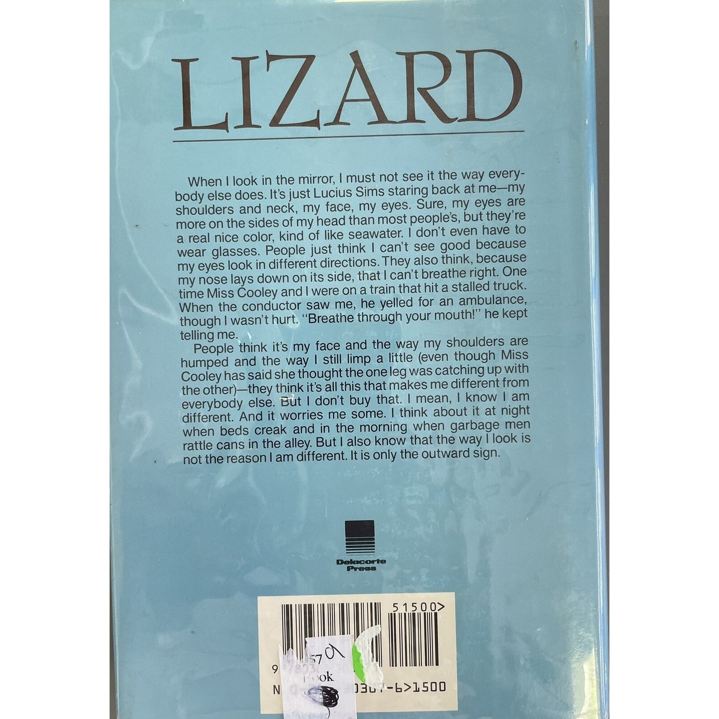 LIZARD By Dennis Covington Signed By Alabama Author HC DJ First Edition