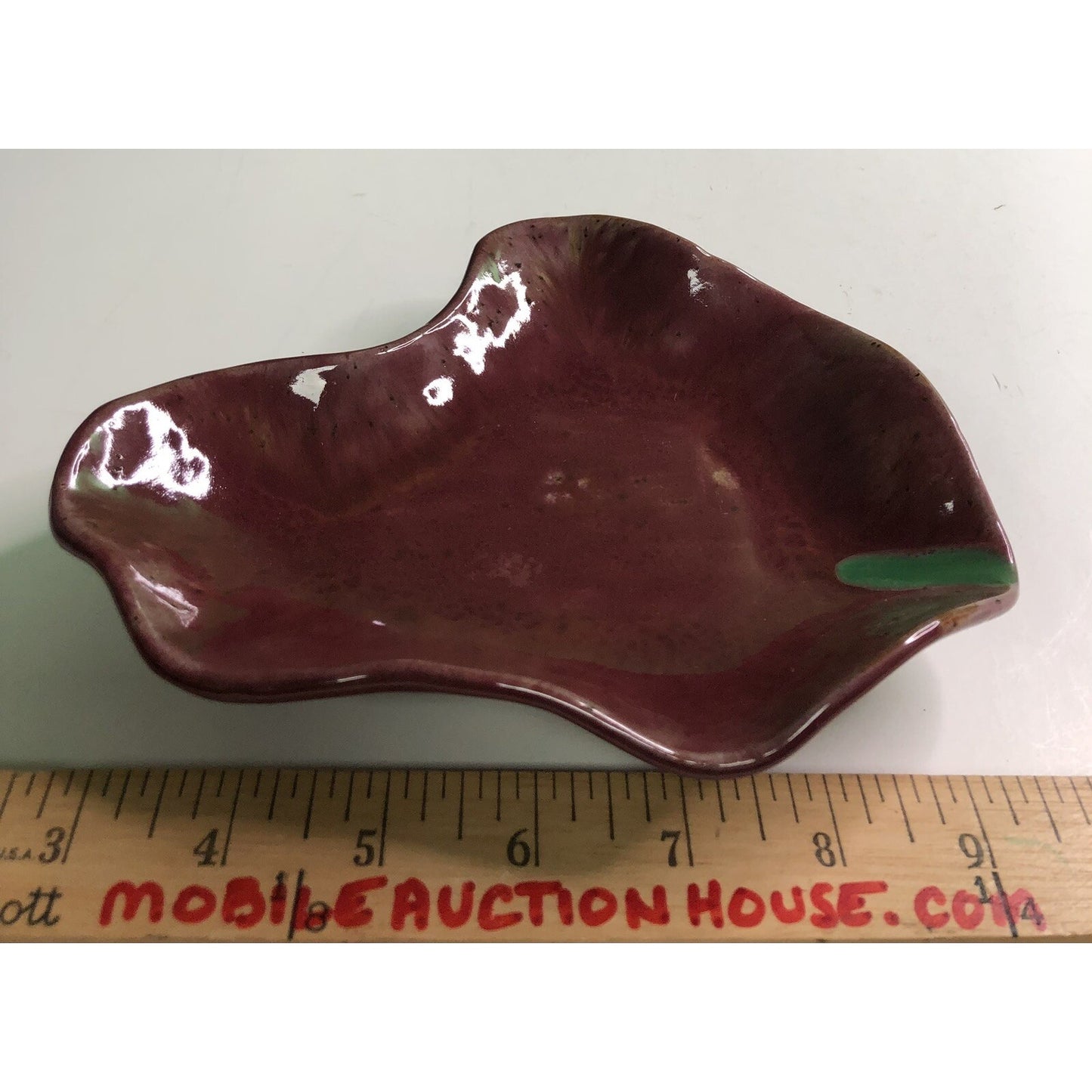Rare Vintage Pinewood Pottery ASHTRAY TRINKET TRAY By EDITH HARWELL Fairhope AL