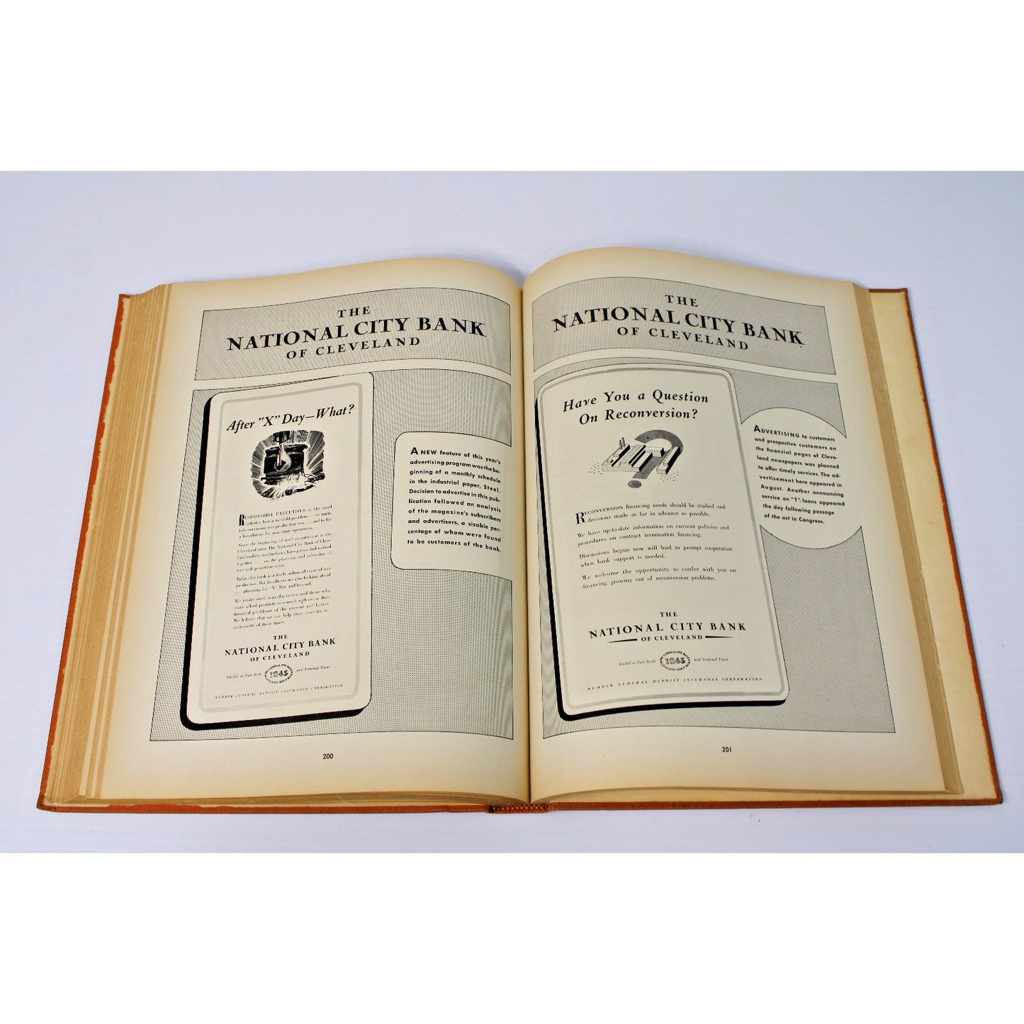 RARE "Exhibit of Financial Advertising," 1944 Vintage Ad Agency Visual Reference
