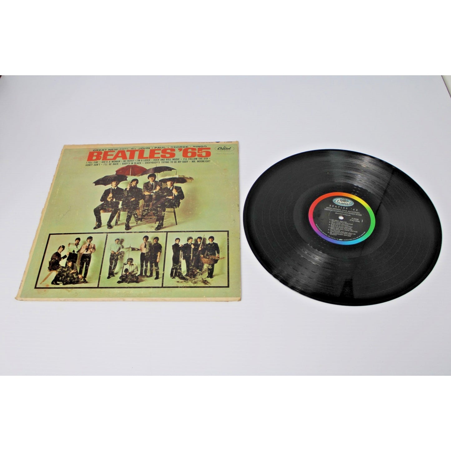 The Beatles- Beatles ‘65 - 1964 Capitol Mono T-2228 Scranton PA Early Pressing