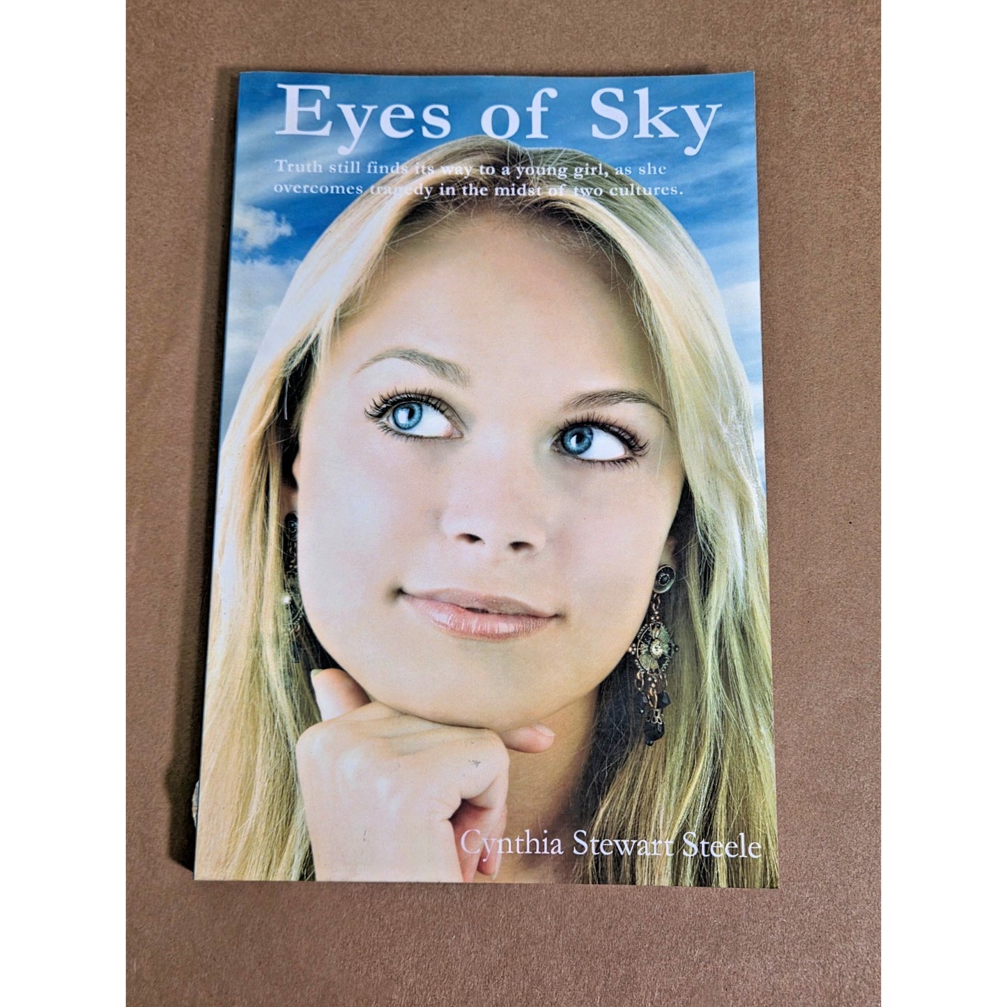 Eyes of Sky by Cynthia Stewart Steele - SIGNED Christian Western Romance OOP
