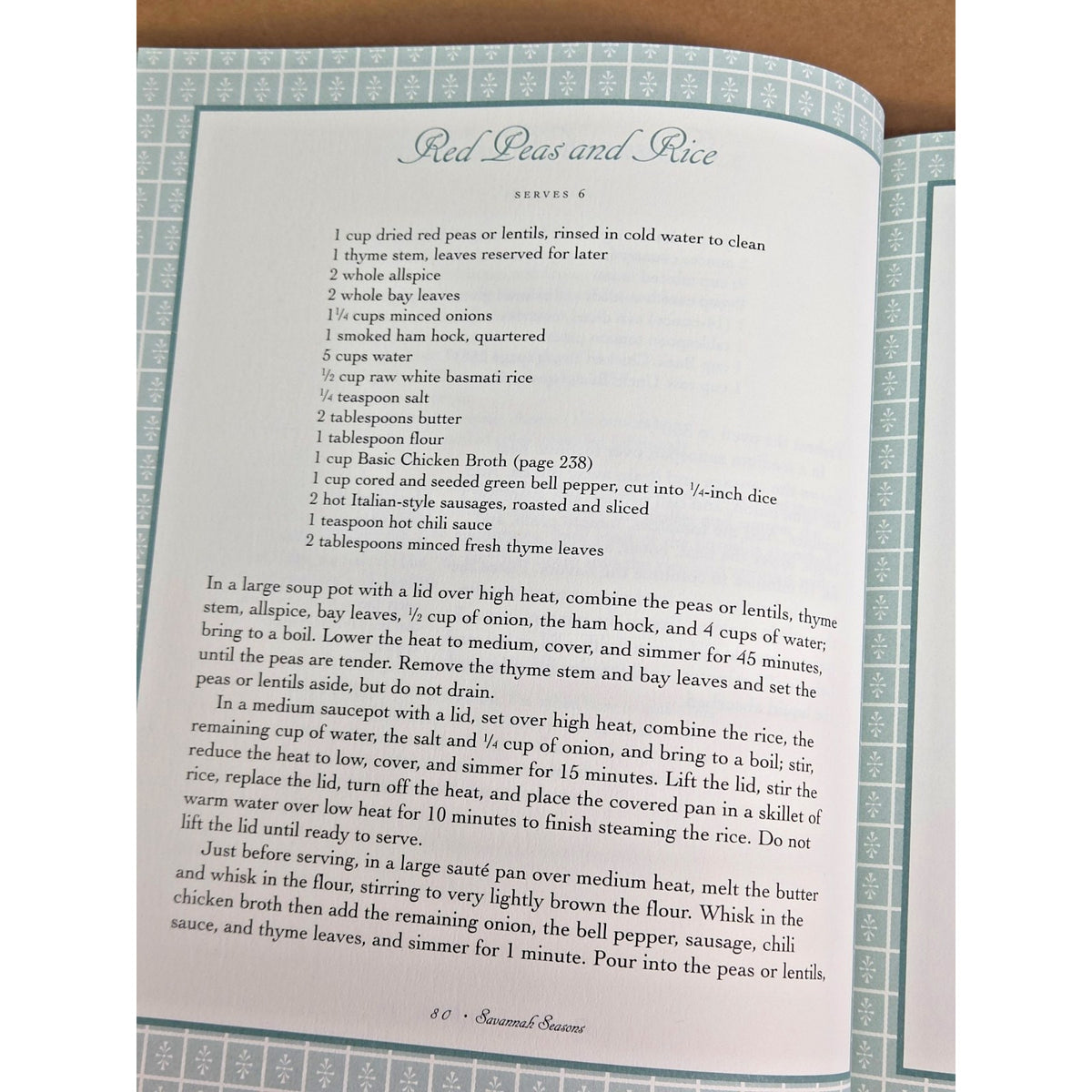 Savannah Seasons Cookbook Elizabeth Terry 1st Ed Southern Recipes Savannah GA