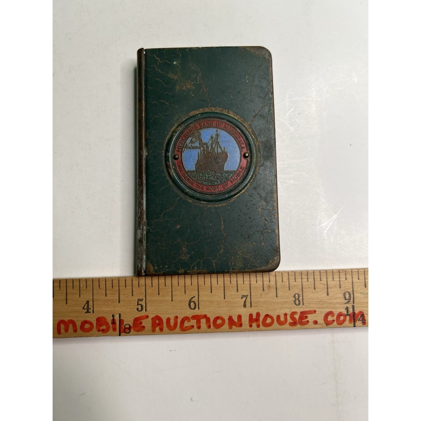 Merchants Bank Mobile Alabama Port Metal Still Bank Safe No Key Advertising AL