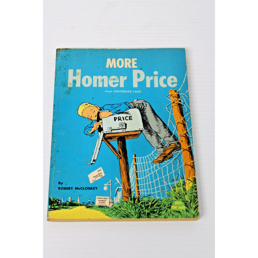 Vintage 1960s Scholastic Childrens' Book- More Homer Price- Robert McCloskey