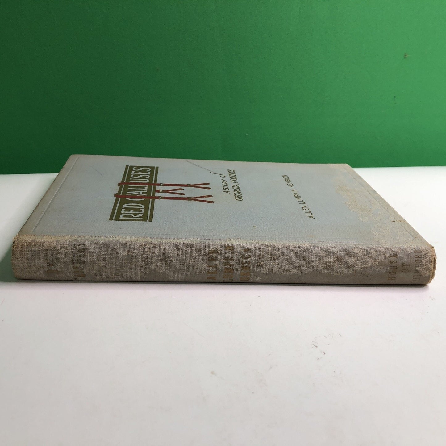 1945 Red Galluses Georgia Politics SIGNED First Edition Allen Lumpkin Henson