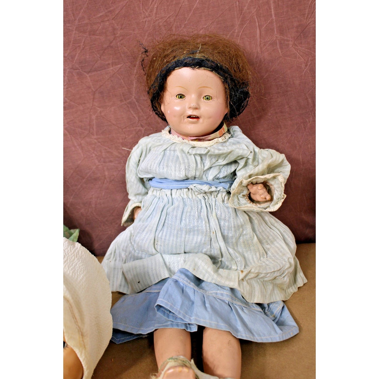 Creepy Old Antique Doll Lot, Truly Terrifying Halloween Decor-- See Description