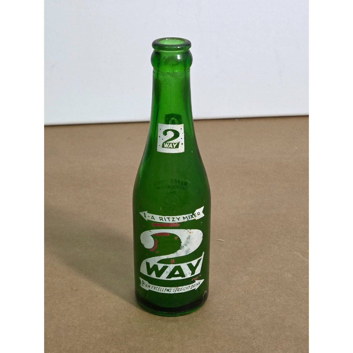 Rare 1946 2 Way Soda Bottle - Hattiesburg MS NuGrape - Ritzy Mixer ACL