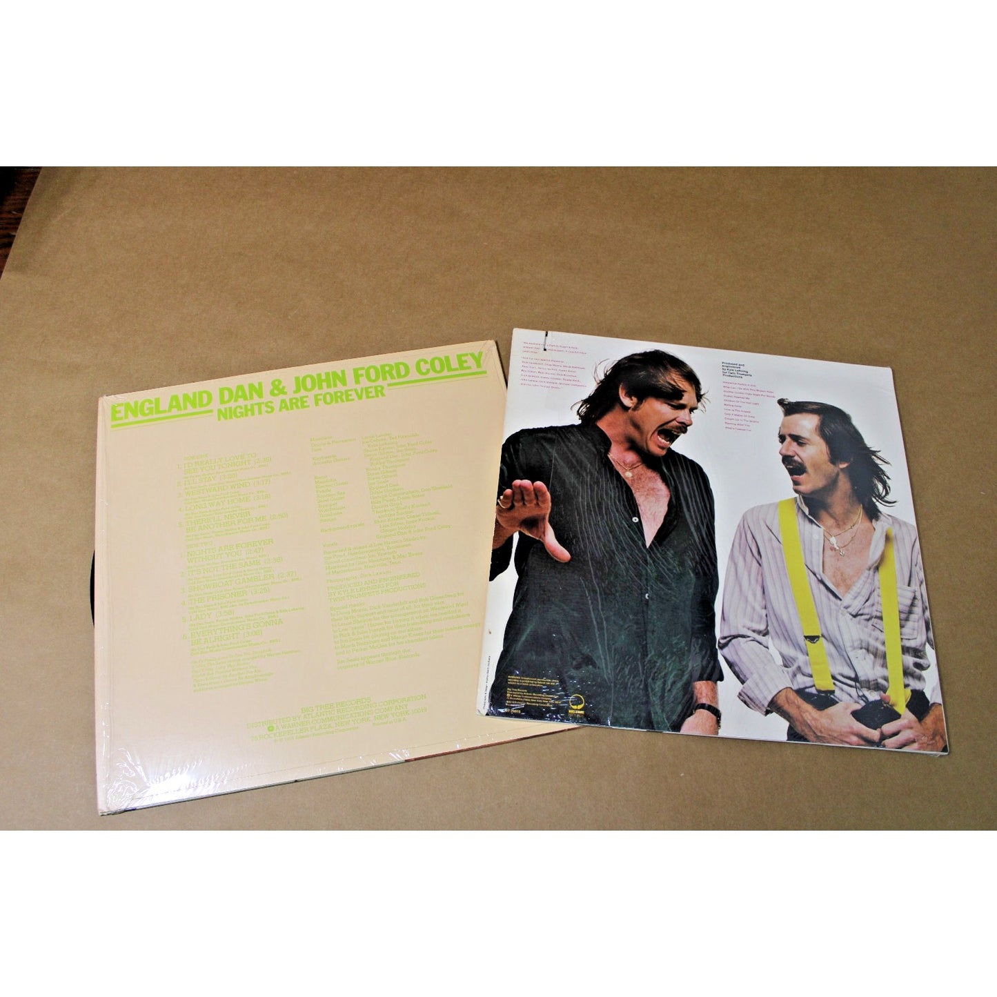 Lot of 2 Records, Texas Alt-Country Soft Rock Duo England Dan & John Ford Coley