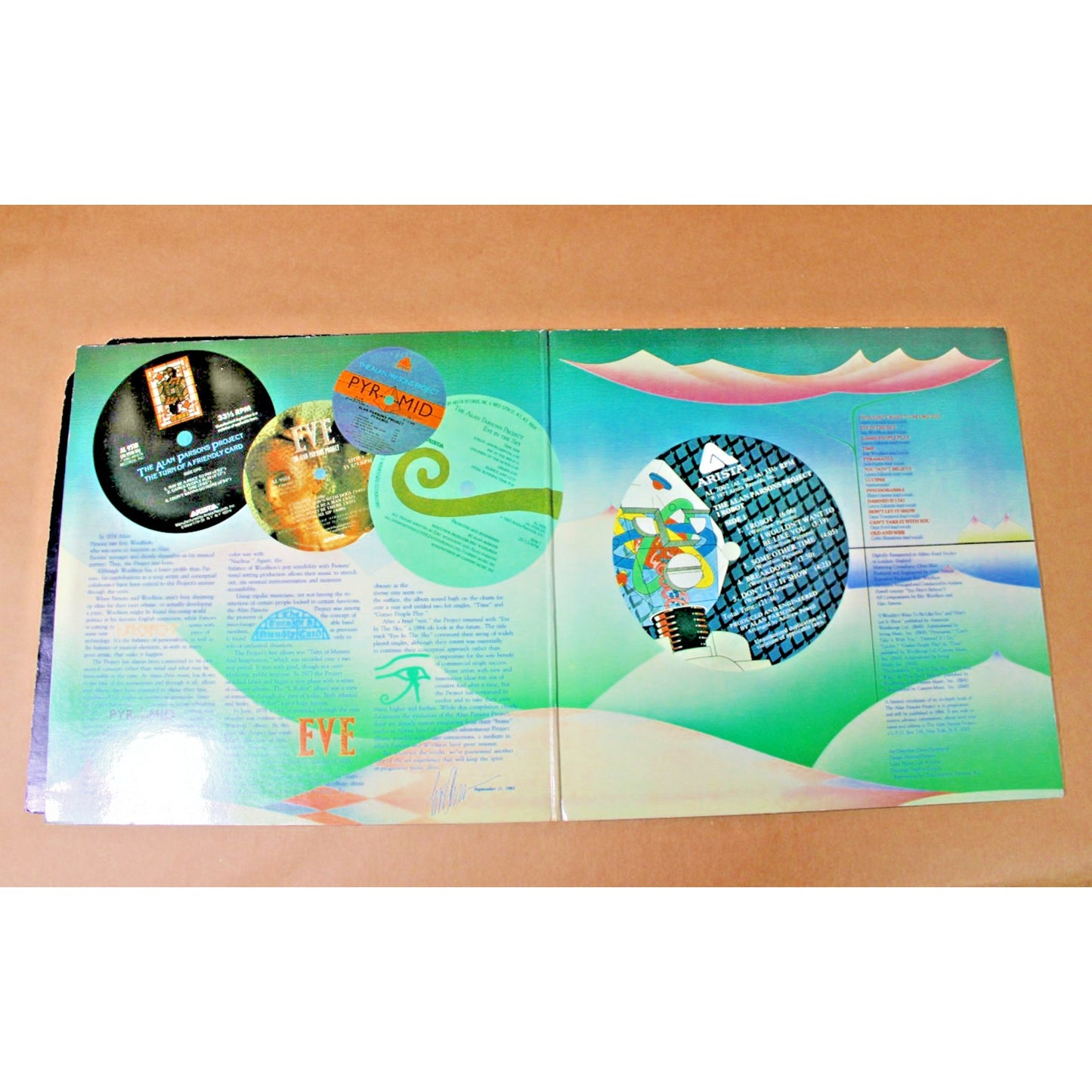 Lot of 3 Albums, Alan Parsons Project, Innovative Progressive Art Rock