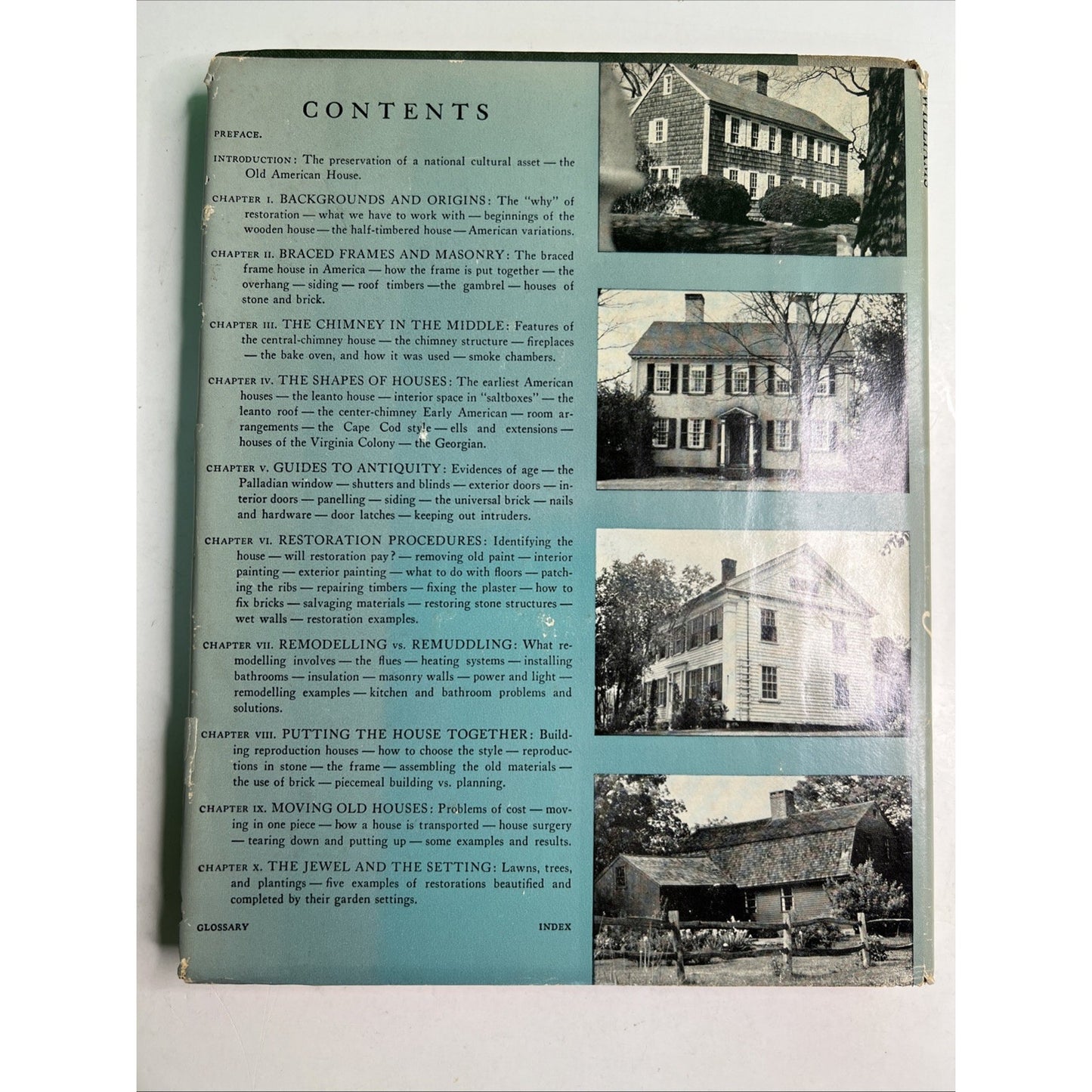 Old American Houses 1700-1850 Restore Remodel Reproduce Williams HC DJ 1957