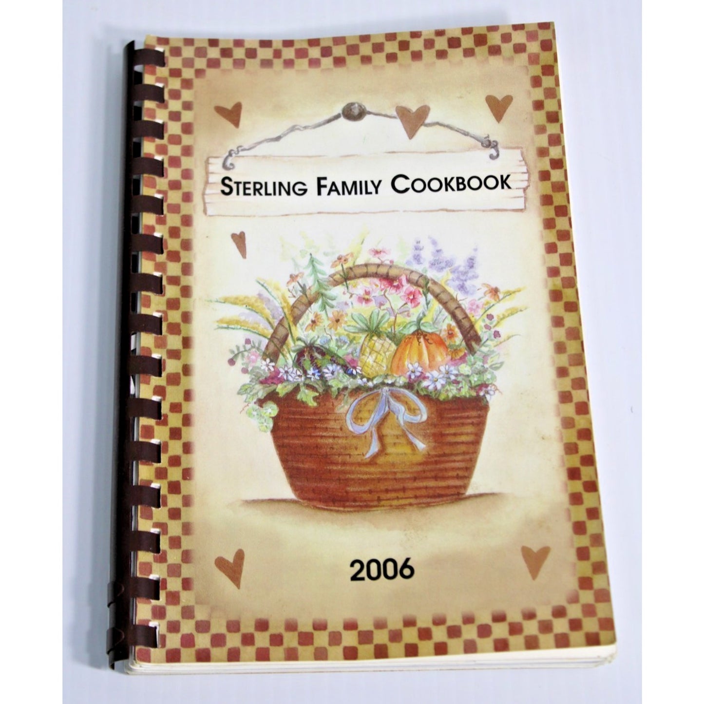 Vintage 2006 Thomas E Sterling Family Cookbook Oklahoma OK Genealogy Spiralbound