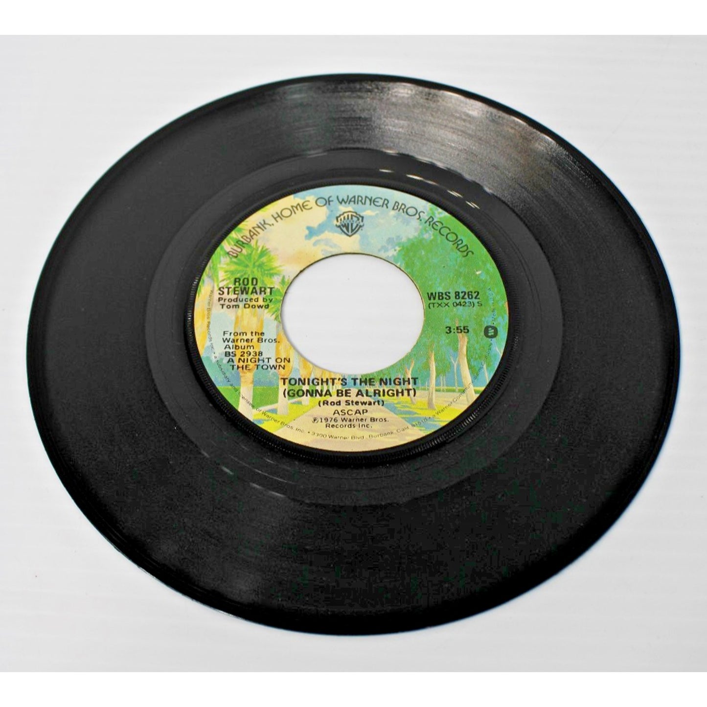 Rod Stewart- Two 7" 45 RPMs- Tonight's the Night, Best Days of My Life, More!