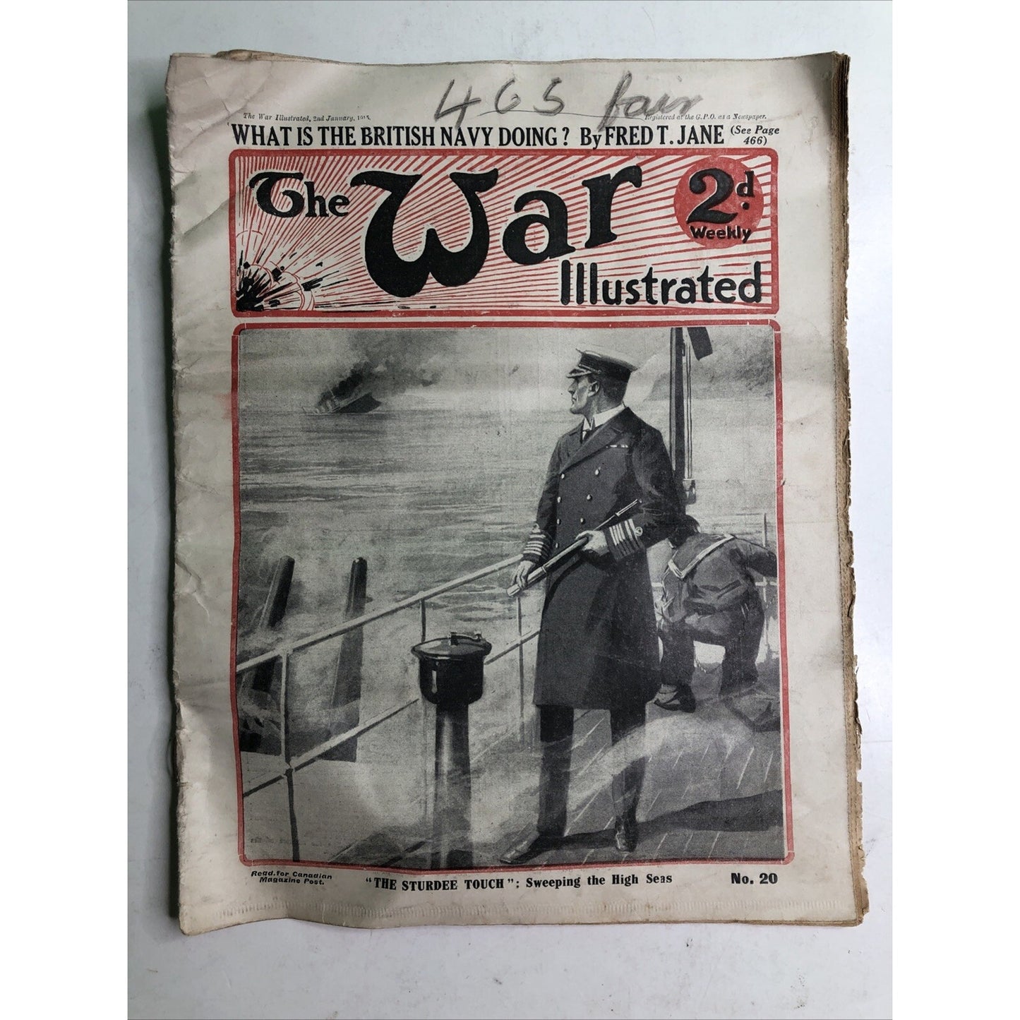 January 1915 The War Illustrated No. 20 WW1 Era Newspaper Periodical