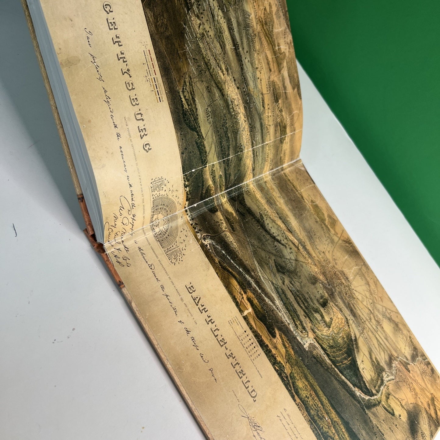 Great Maps Of The Civil War 32 Removable Maps William J. Miller 2004 HC Book