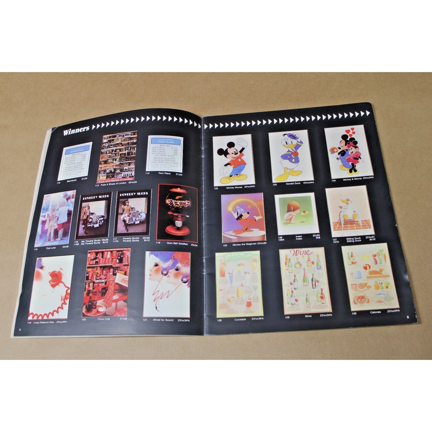 Vintage 1980s/ 90s Image Masters Posters Catalog Volume 2