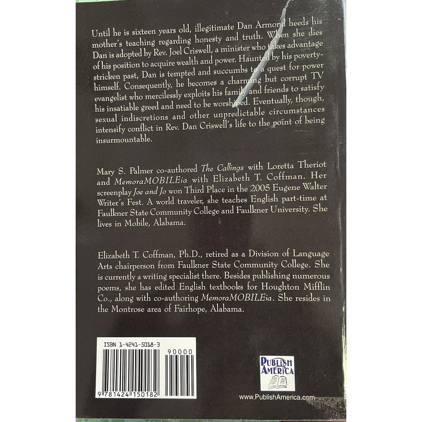 False Gods By Mary S Palmer And Elizabeth T Coffman 2006 PB Alabama Authors