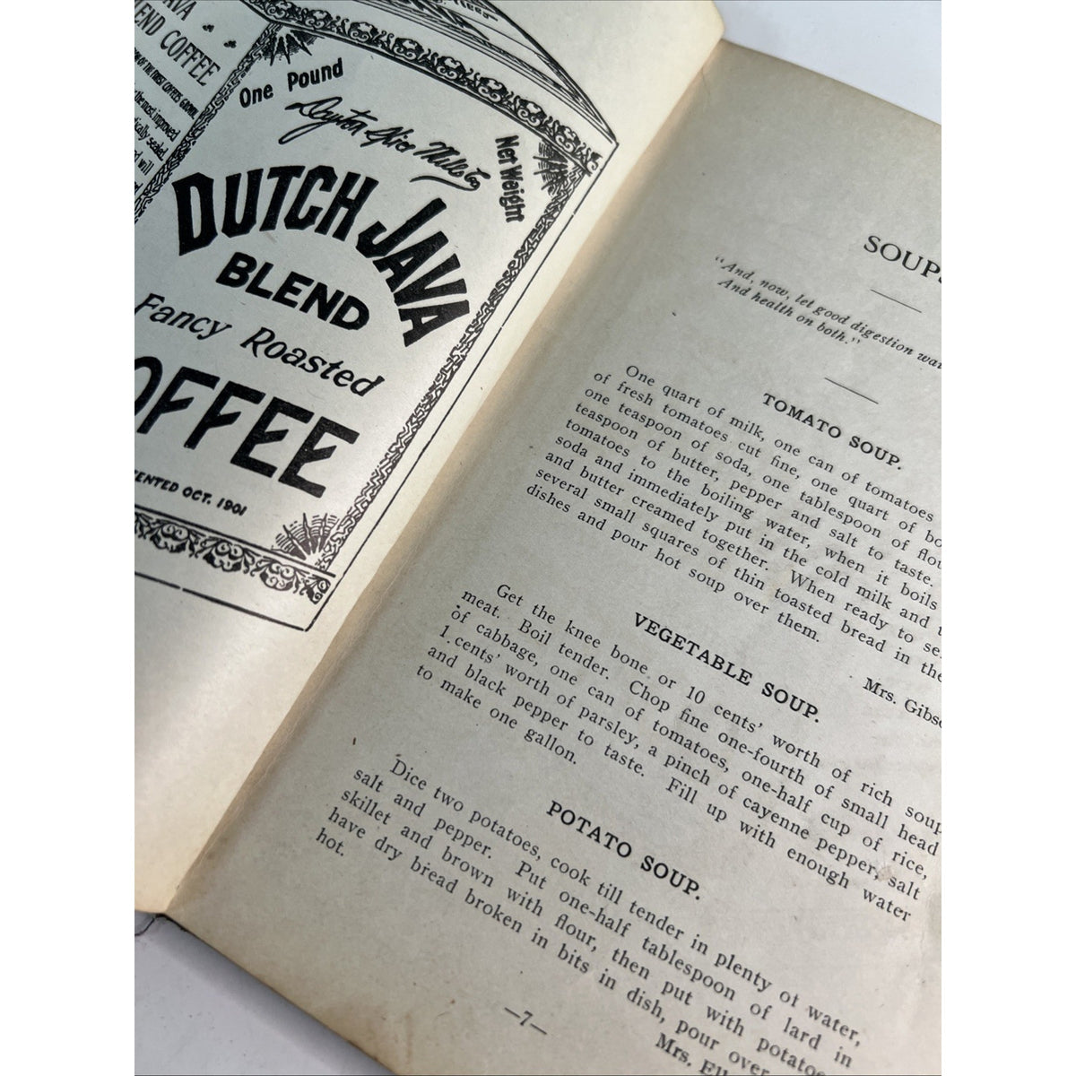 1906 Cookbook New Kitchen Echoes Ladies Aid Society Dayton Ohio HC Advertising