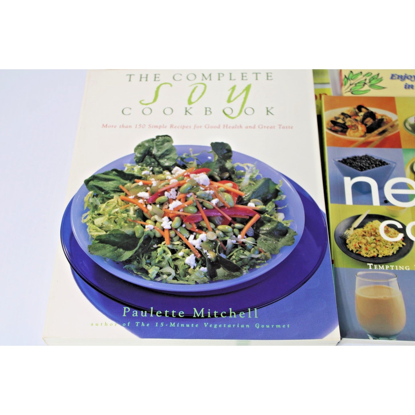 Bundle: 4 Cooking with Soy & Tofu Cookbooks, Healthy Eating Recipes
