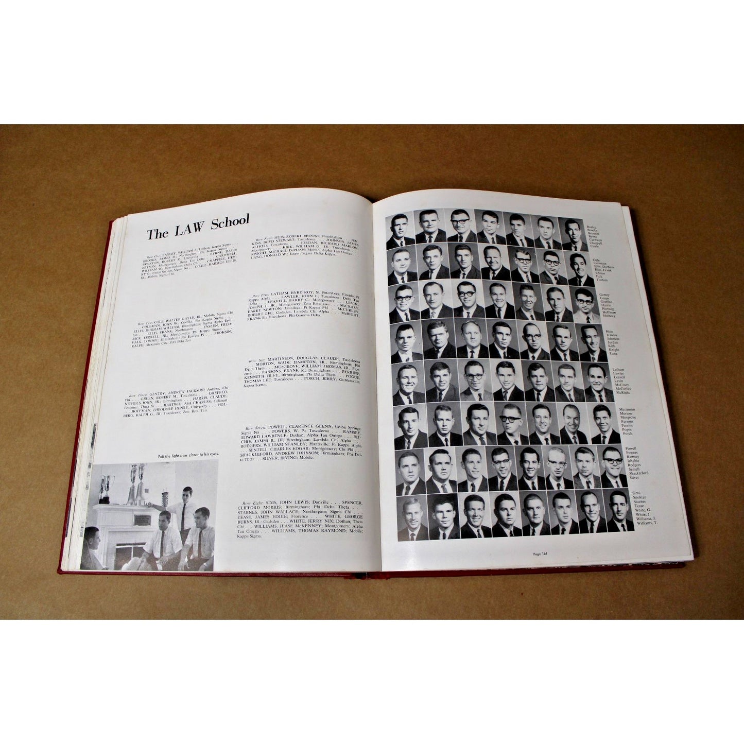 1964 University of Alabama Corolla Yearbook, Bear Bryant, Joe Namath