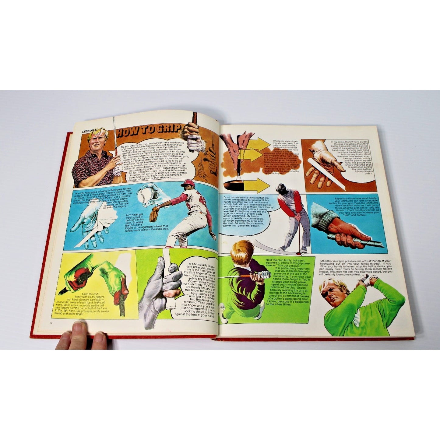 Illustrated 1977 1st Ed. Jack Nicklaus' Lesson Tee Golf Instructional HC