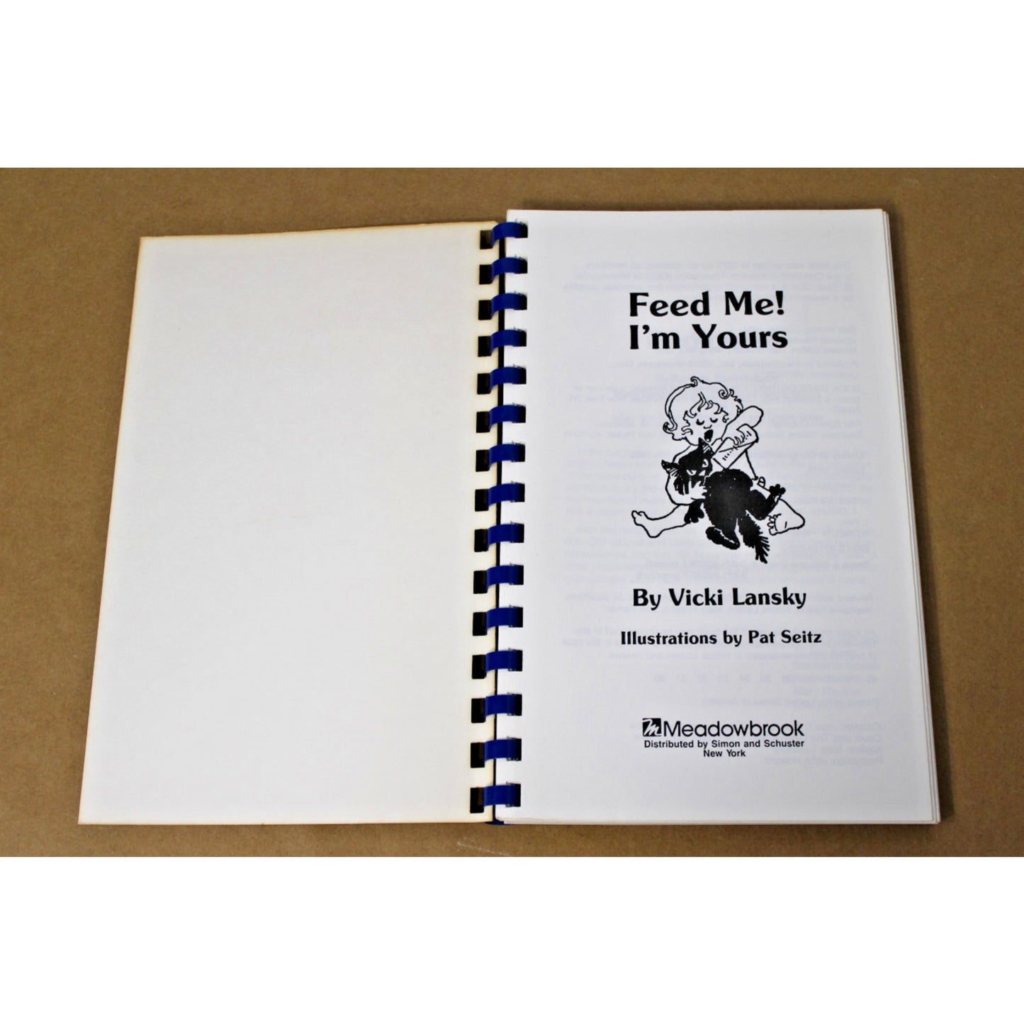 VTG Retro 70s Cookbook: Feed Me I'm Yours- Vicki Lansky, Homemade Baby Toddler