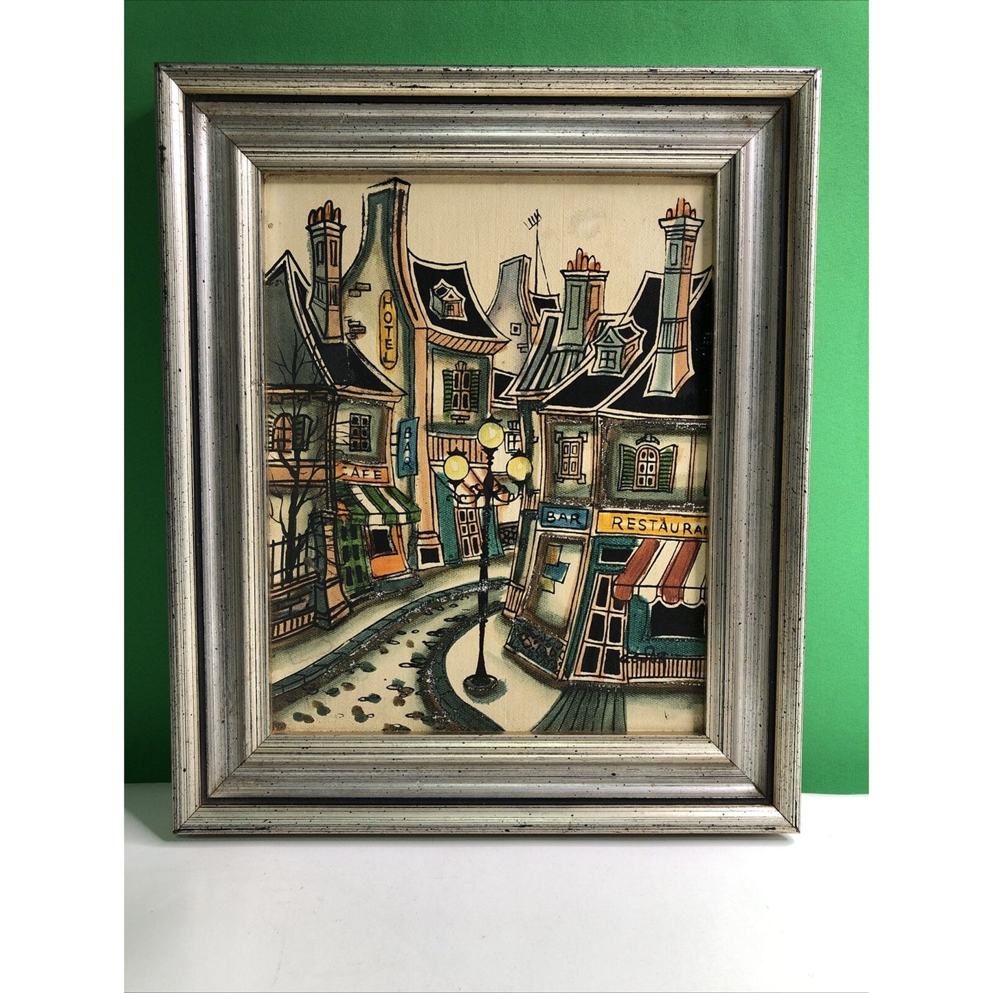 FRAMED Acrylic On Board PARIS PARISIAN FRENCH CITYSCAPE SIGNED