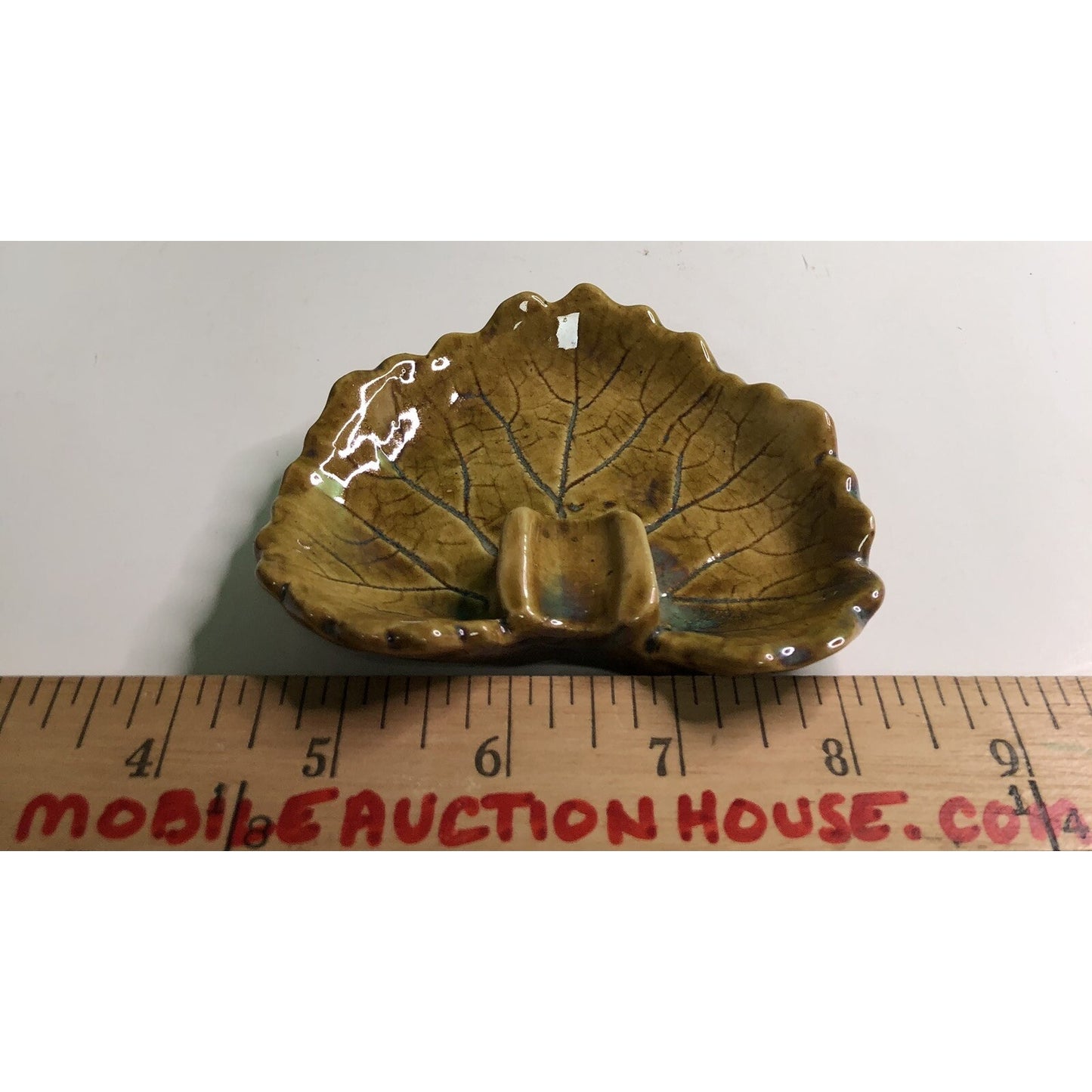Rare Vintage Pinewood Pottery ASHTRAY TRINKET TRAY By EDITH HARWELL Fairhope AL