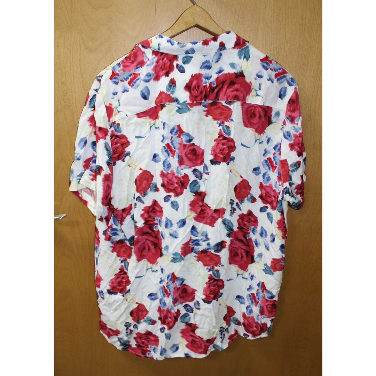 XL Denim & Flower by Ricky Singh Men's Floral Short-Sleeve Button-Down Shirt
