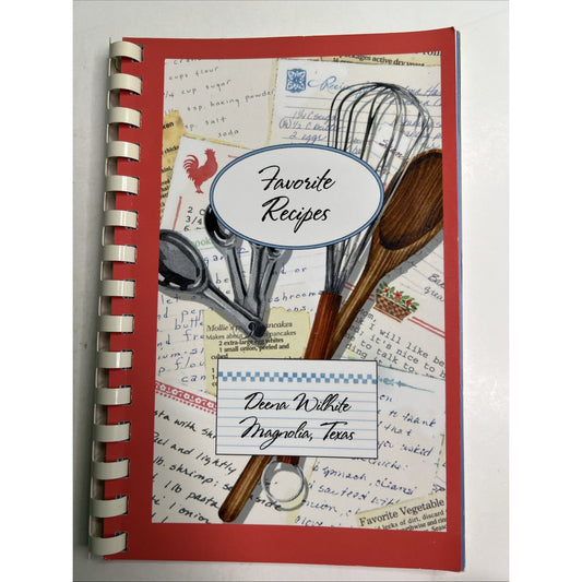 2012 SIGNED Deena G. Wilhite Cookbook Magnolia Texas