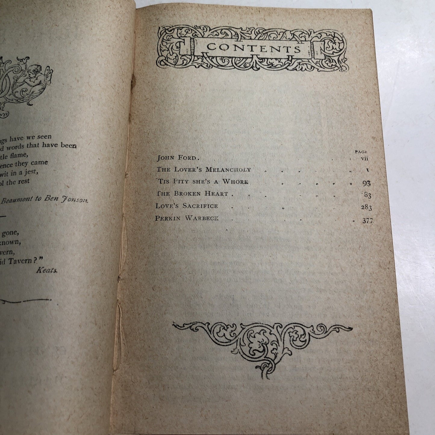 The Mermaid Series John Ford ca1900 HC Edited Havelock Ellis Front Cover Damage