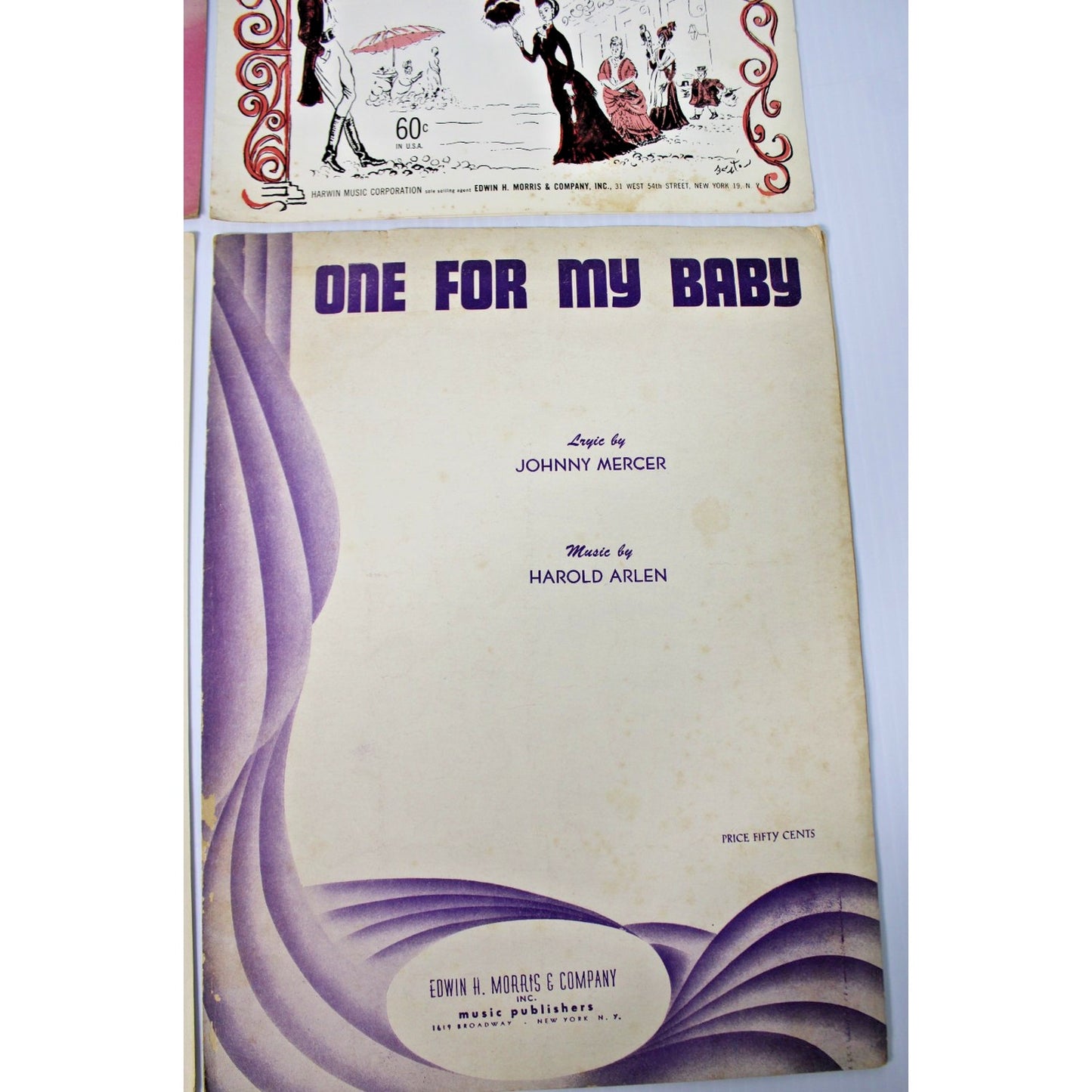 4 Pc. Vintage Sheet Music by Johnny Mercer & Harold Arlen