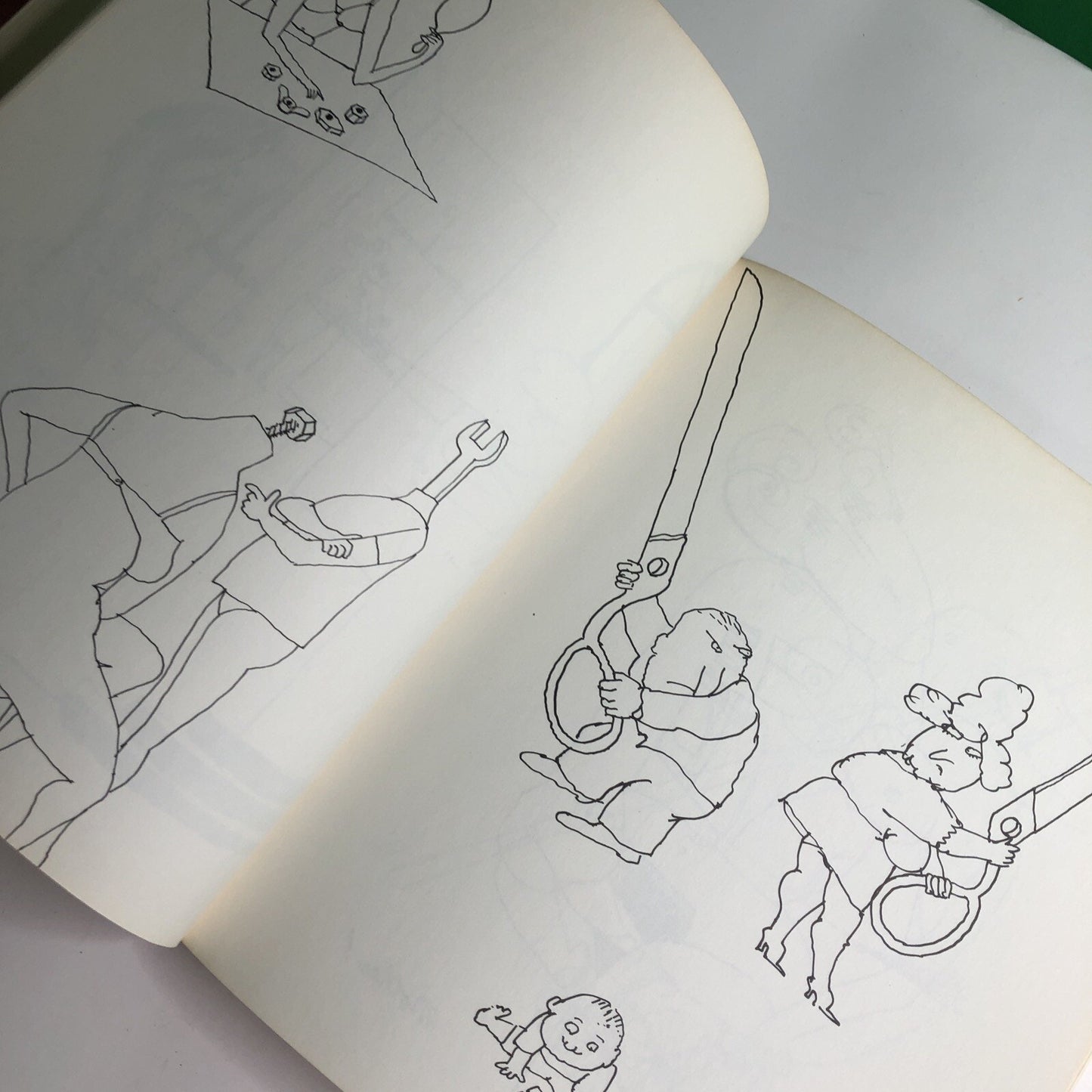 1974 ADAM & EVA By Tomi Ungerer Diogenes Risque Funny Sketches Drawings