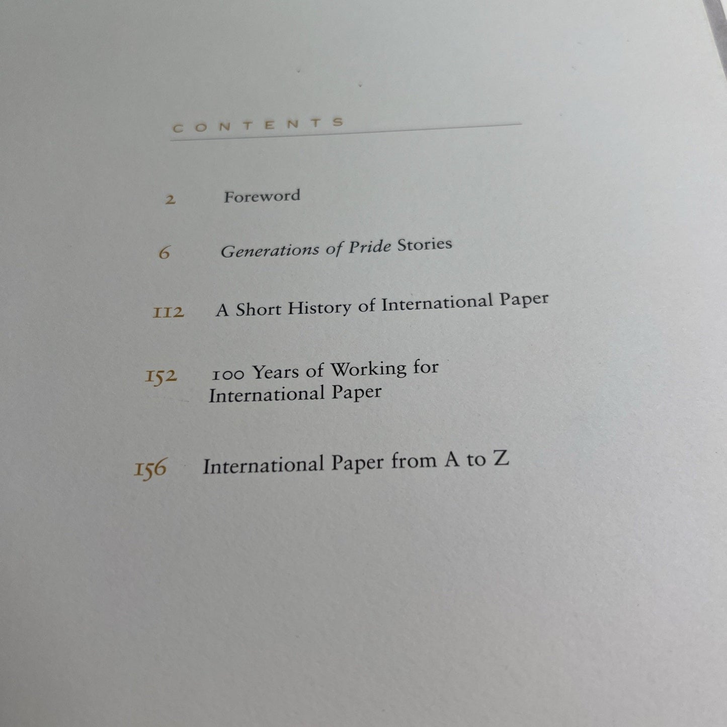 Generations of Pride: A Centennial History of International Paper 1998 HC
