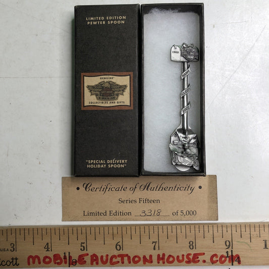 2002 HARLEY DAVIDSON Limited Edition PEWTER SPOON #3318 of 5000