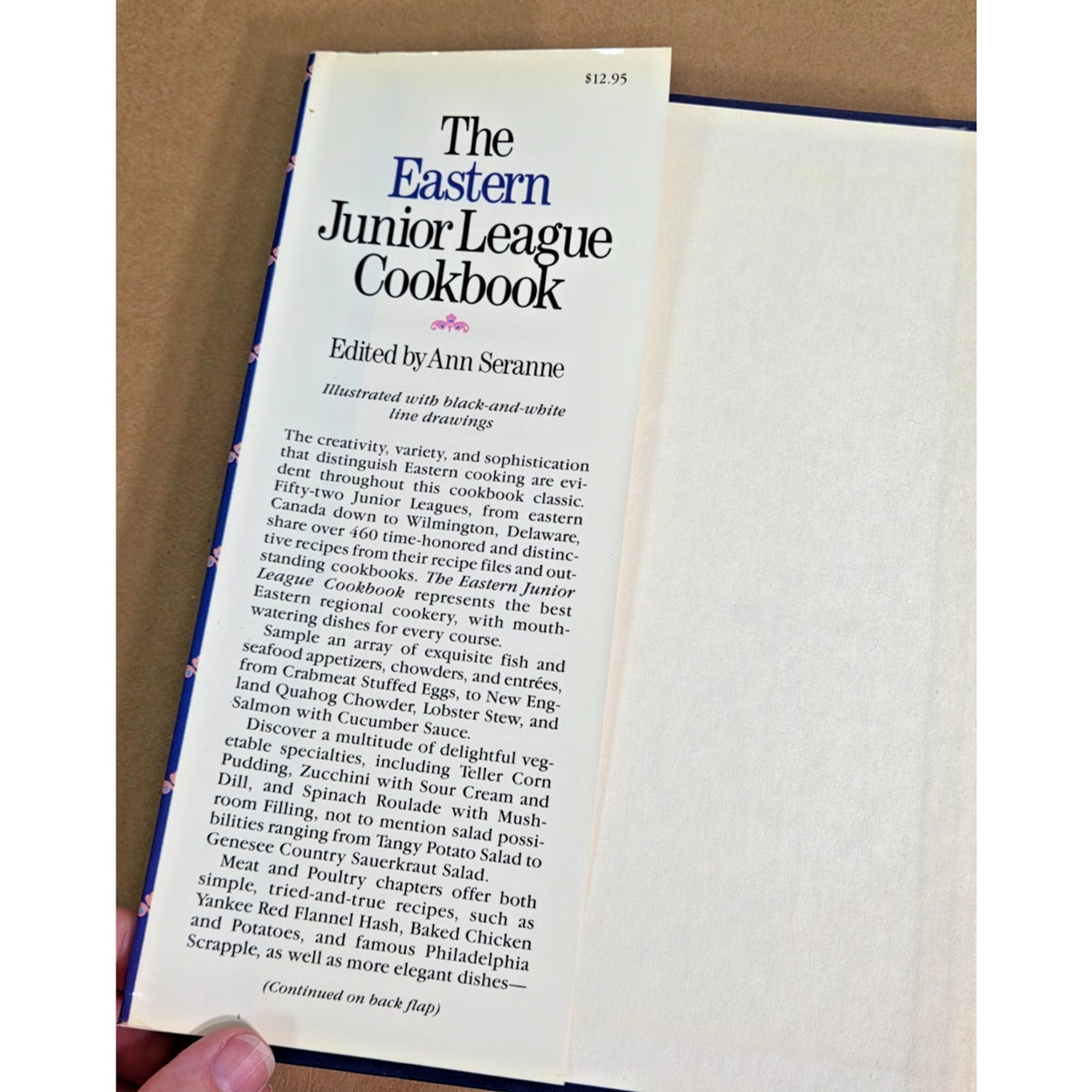 Vintage 1980 The Eastern Junior League Cookbook Ann Seranne 1st Ed 460+ Recipes