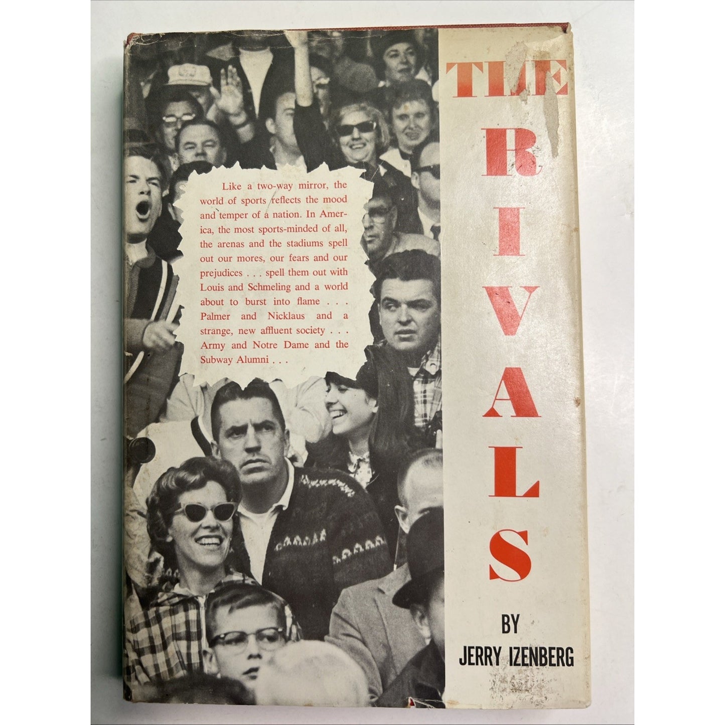 1968 THE RIVALS by JERRY IZENBERG Hardcover Dust Jacket