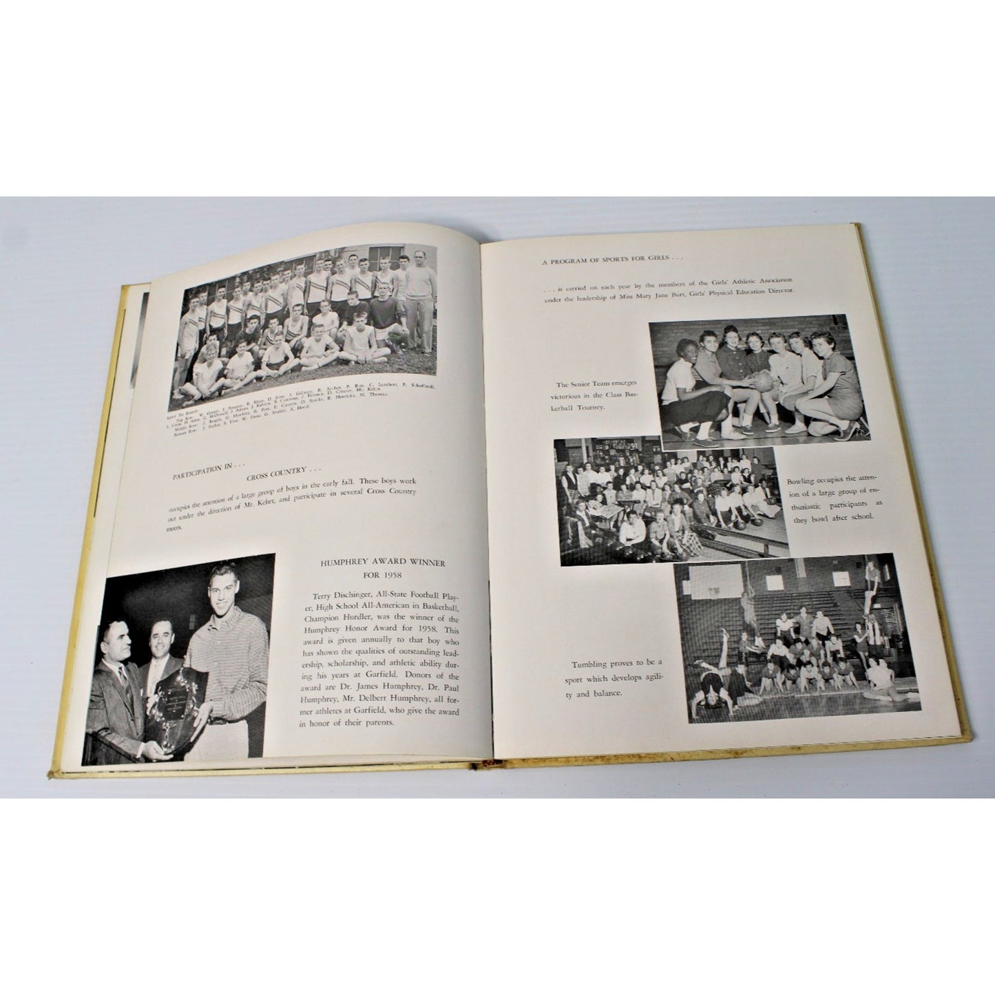 Vintage 1959 Garfield High School Benedictus Yearbook, Terre Haute, Indiana